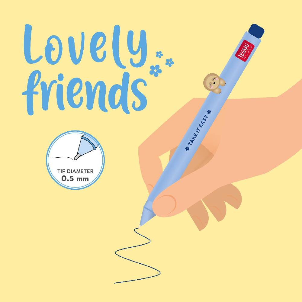Legami Penna Gel - Lovely Friends Saldi