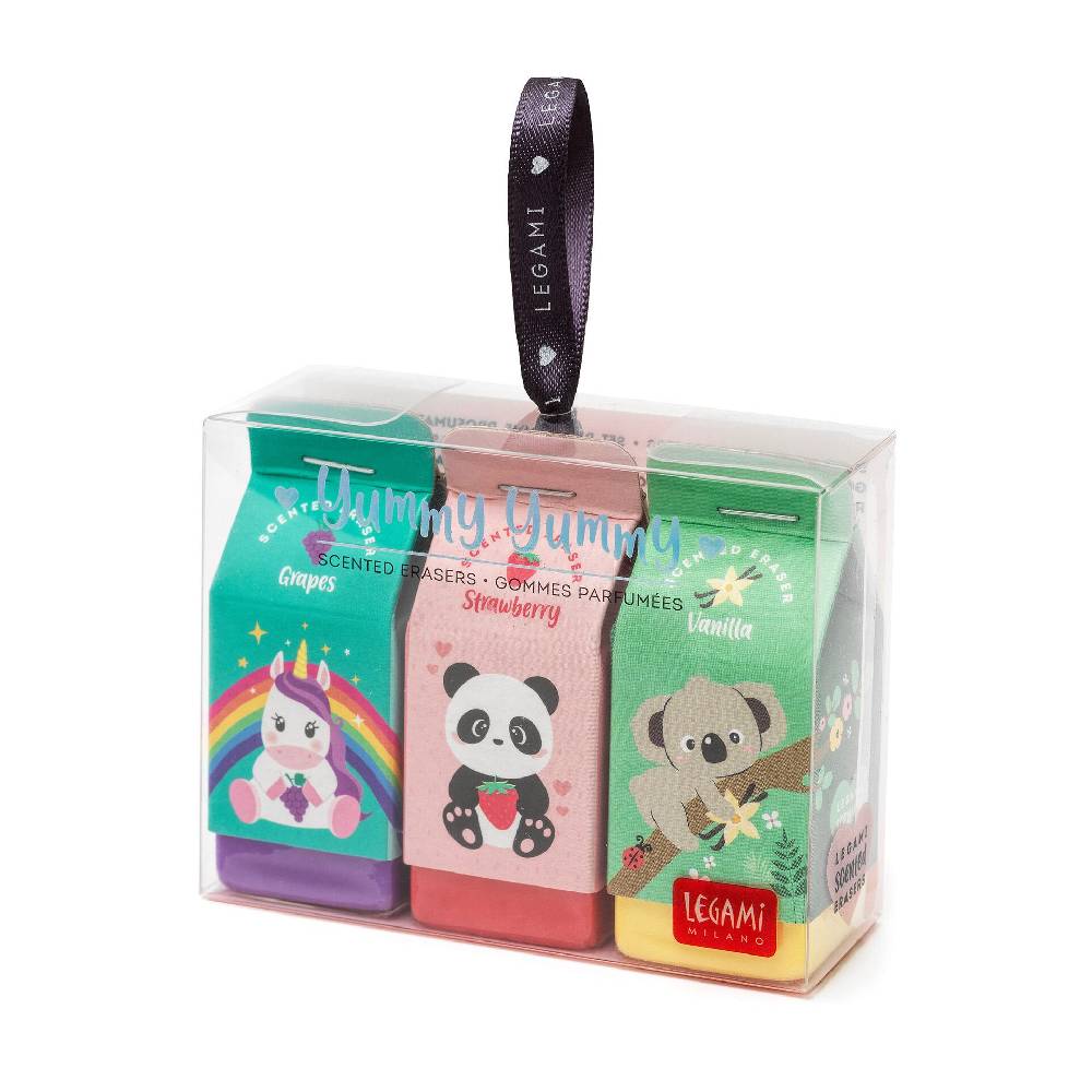 Legami Set di 3 Gomme Profumate - Yummy Yummy Italy