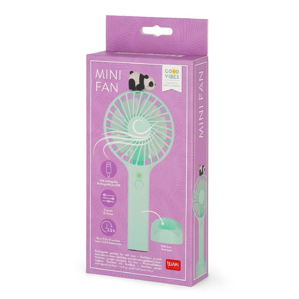 Legami Ventilatore Portatile Ricaricabile con Base - Mini Fan Vendita