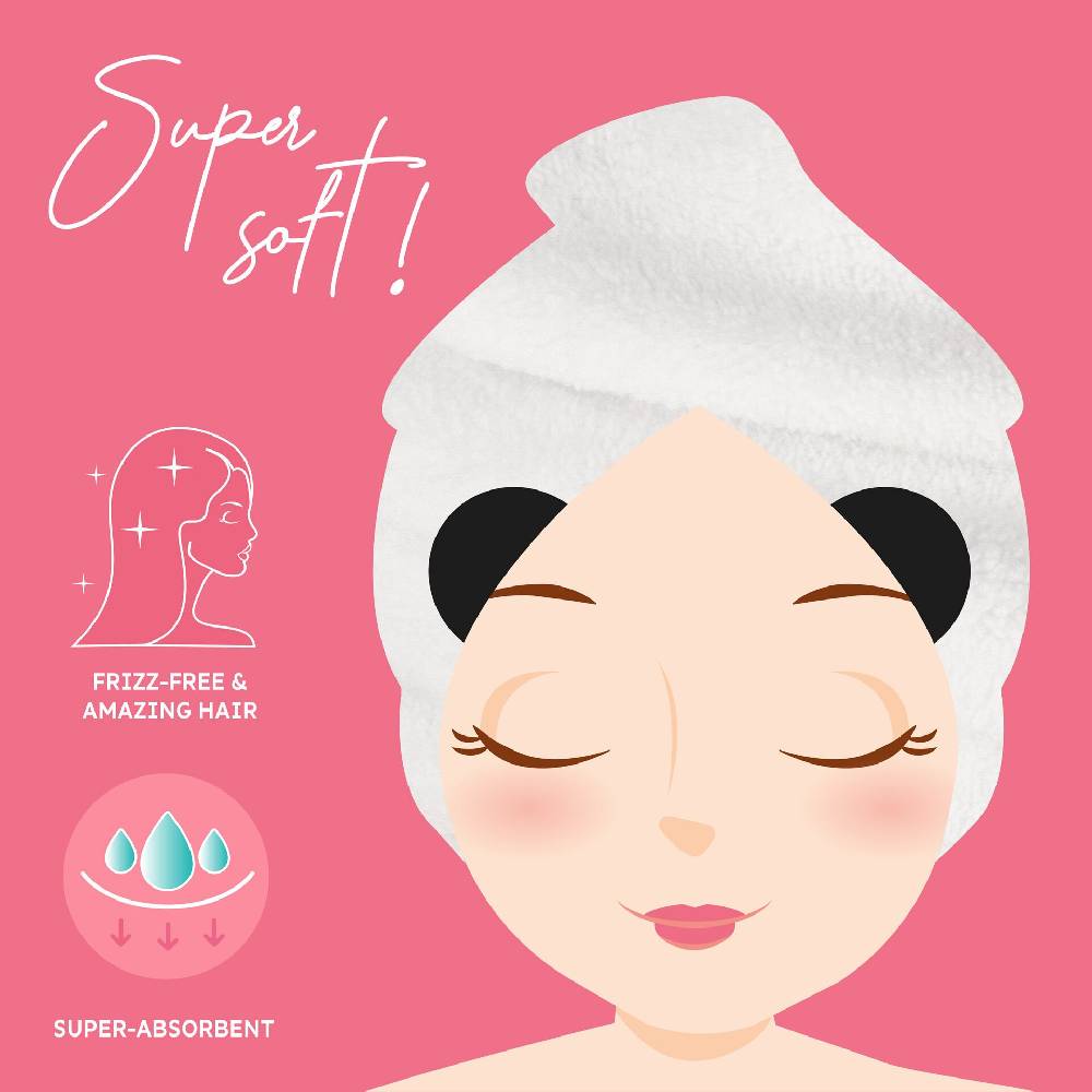 Legami Asciugamano per Capelli a Turbante - Love My Hair Fino Al -60%