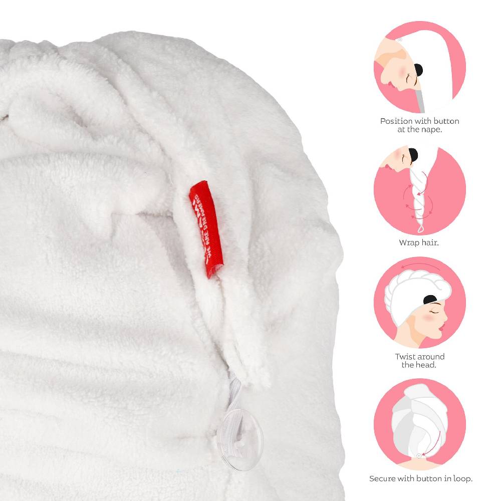 Legami Asciugamano per Capelli a Turbante - Love My Hair Fino Al -60%