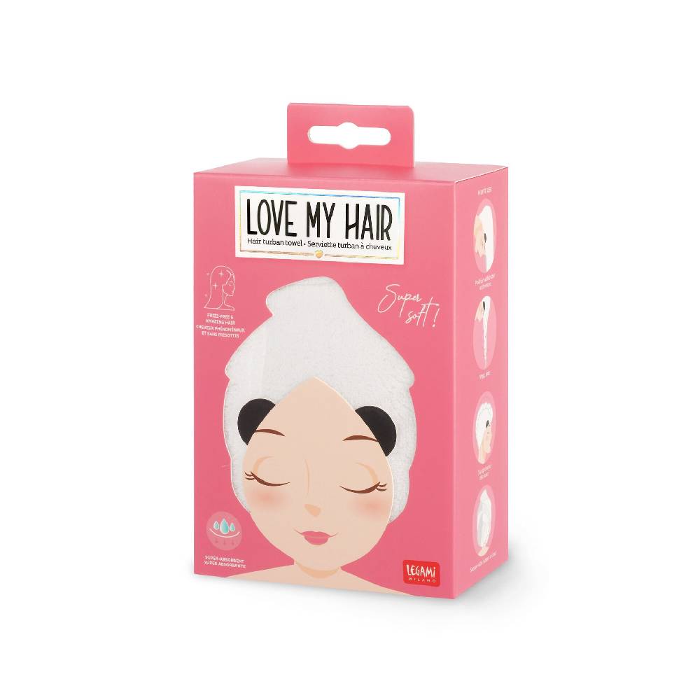 Legami Asciugamano per Capelli a Turbante - Love My Hair Fino Al -60%