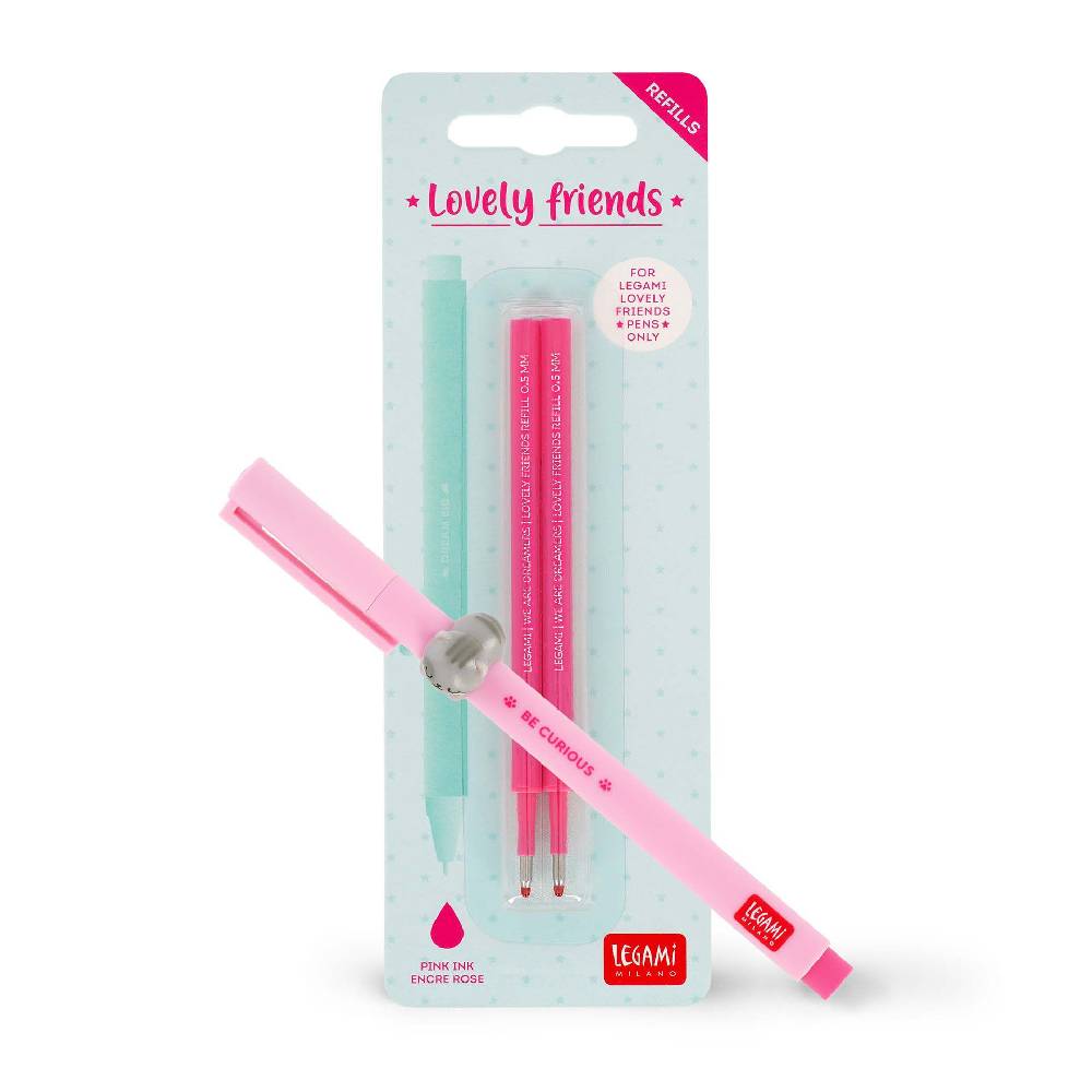 Legami Set Penna Lovely Kitty con Refill Rosa Affare Del Giorno