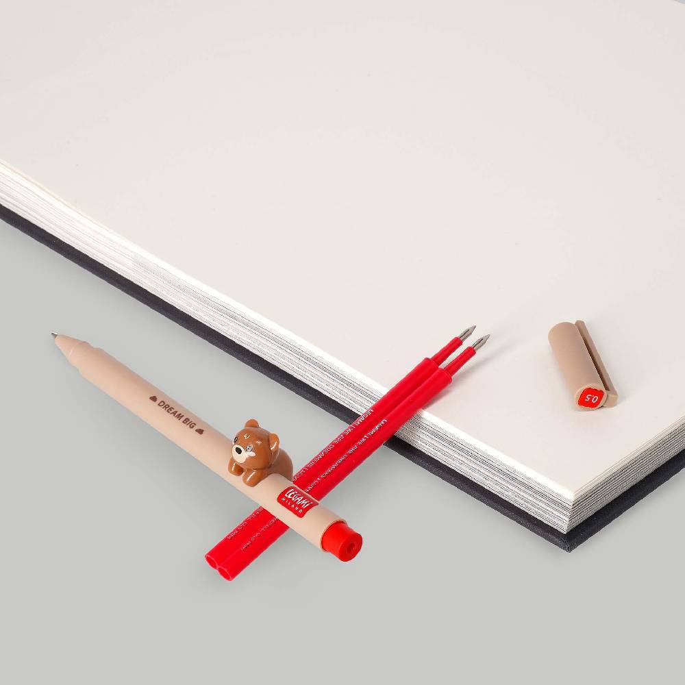Legami Set Penna Lovely Teddy Bear con Refill Rosso Prezzo Ridotto