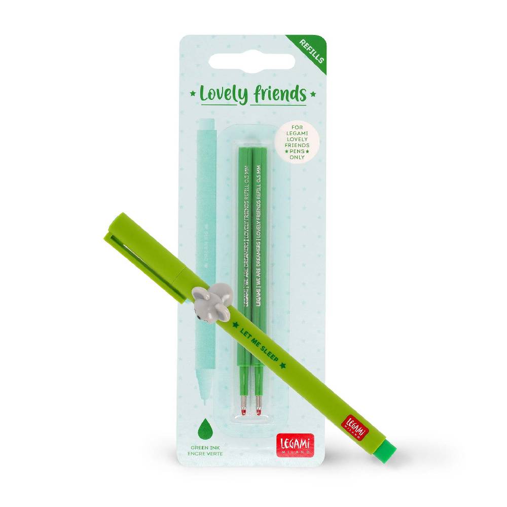 Legami Set Penna Lovely Koala con Refill Verde Sottocosto