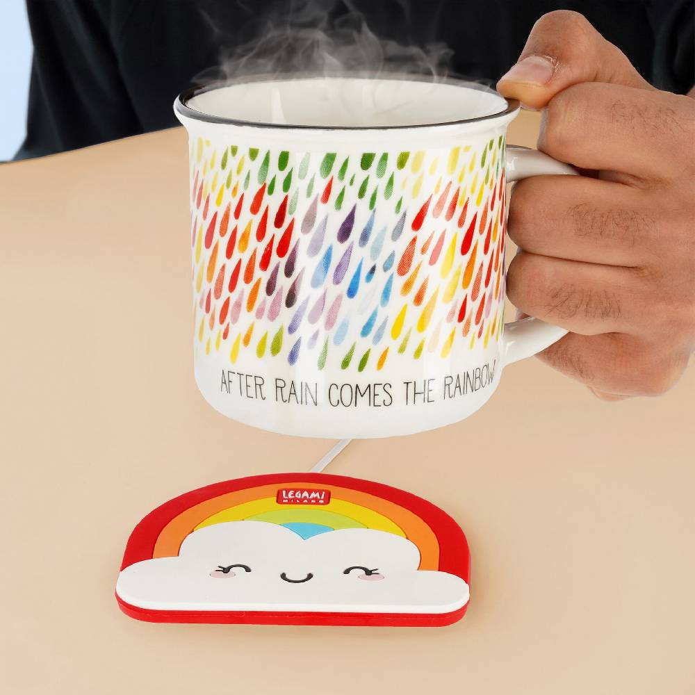 Legami Set Scalda tazza Rainbow e Tazza Rainbow In Vendita