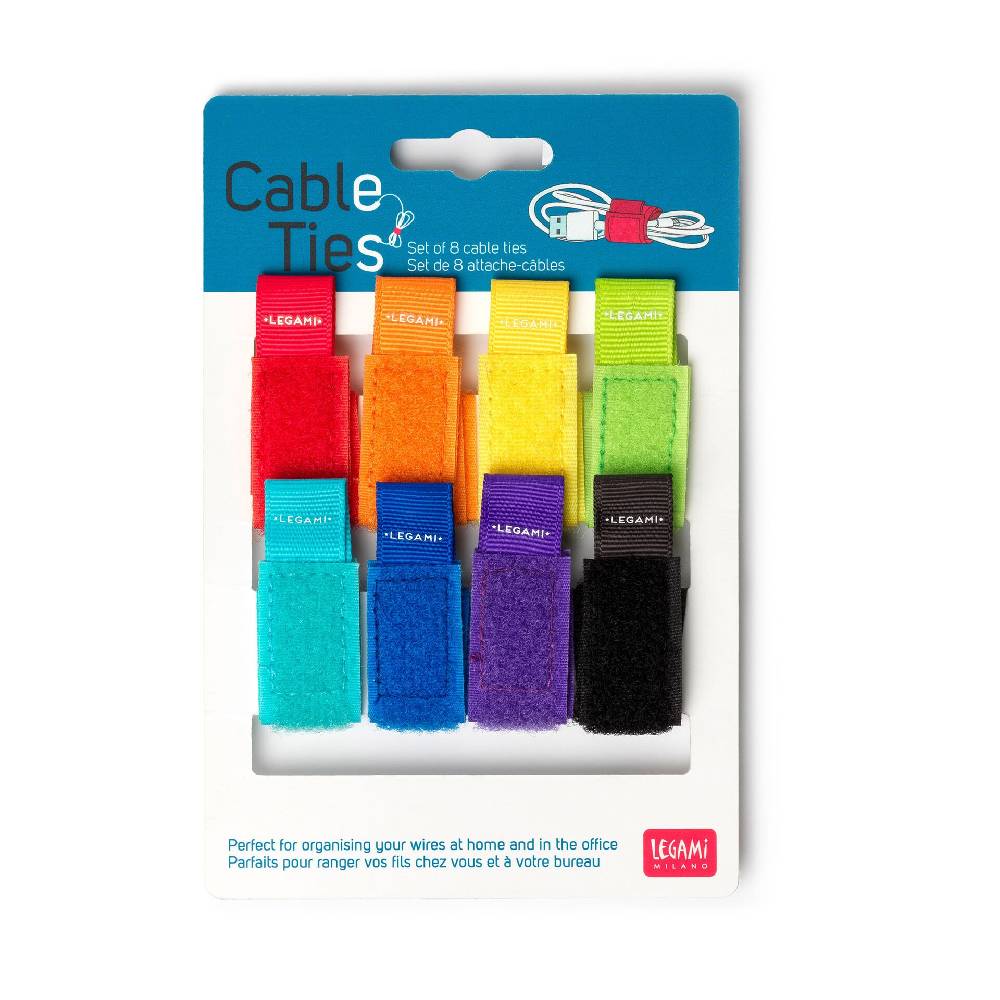 Legami Set di 8 Fascette Stringicavo Nuova