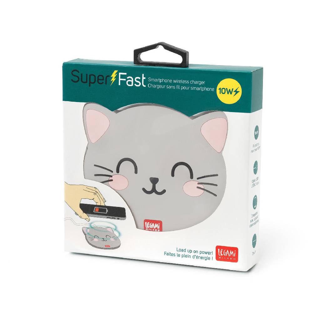 Legami Caricabatterie Wireless con Supporto - Super Fast Spedizione Gratuita