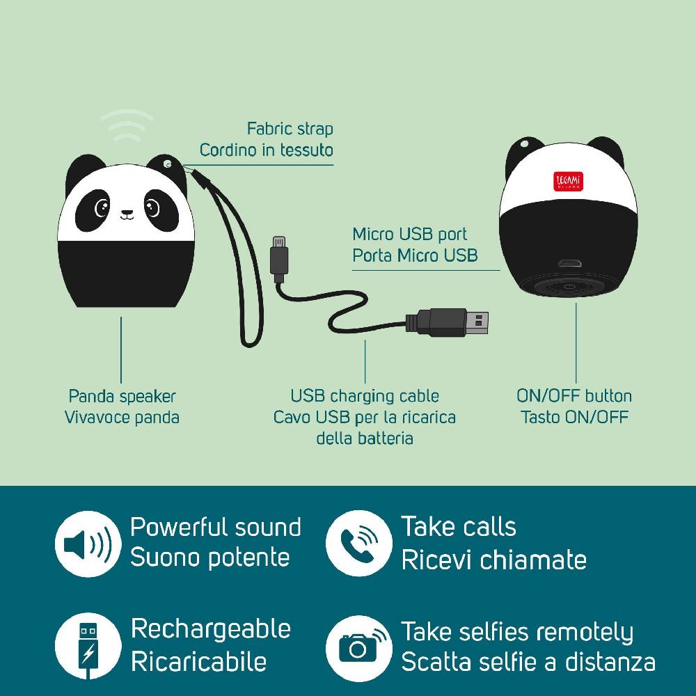 Legami Mini Vivavoce e Speaker Wireless - Pump Up The Volume In Saldo