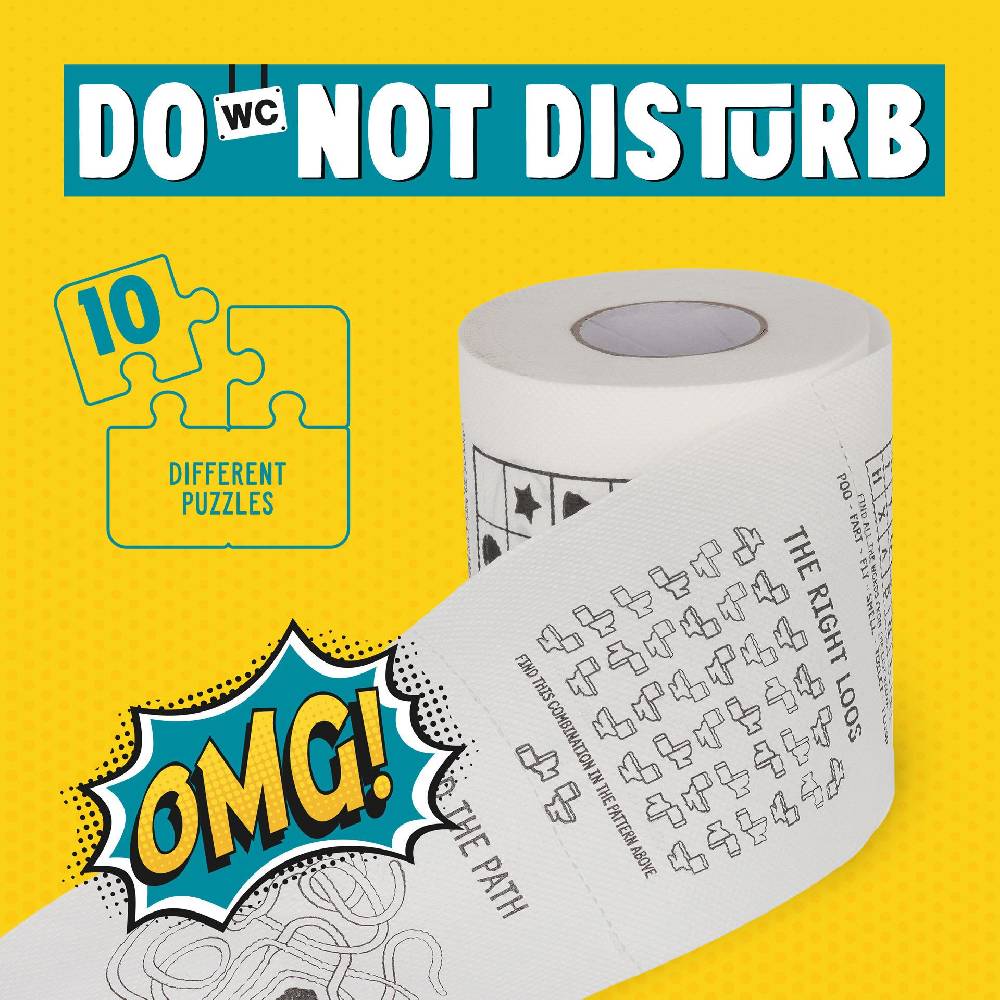 Legami Carta Igienica Enigmistica - Do not Disturb Consegna Veloce