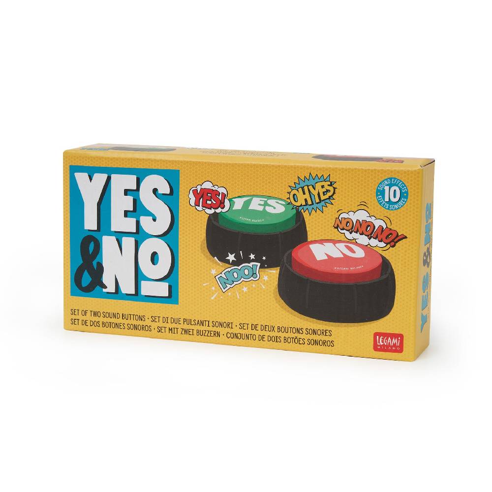 Legami YES & NO - Set di Due Pulsanti Sonori Convenienza