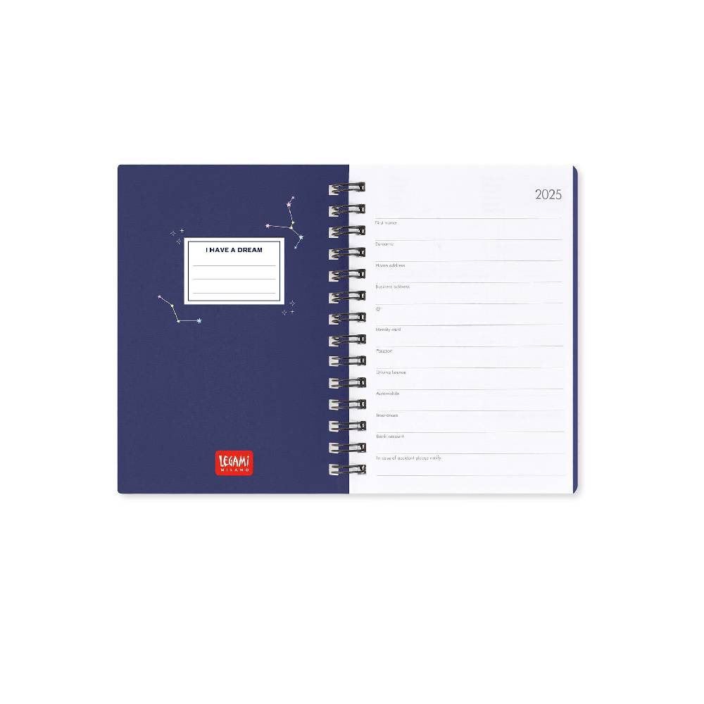 Legami Agenda 12 Mesi Settimanale - Small - Spiralata - 2025 Offerte giornaliere