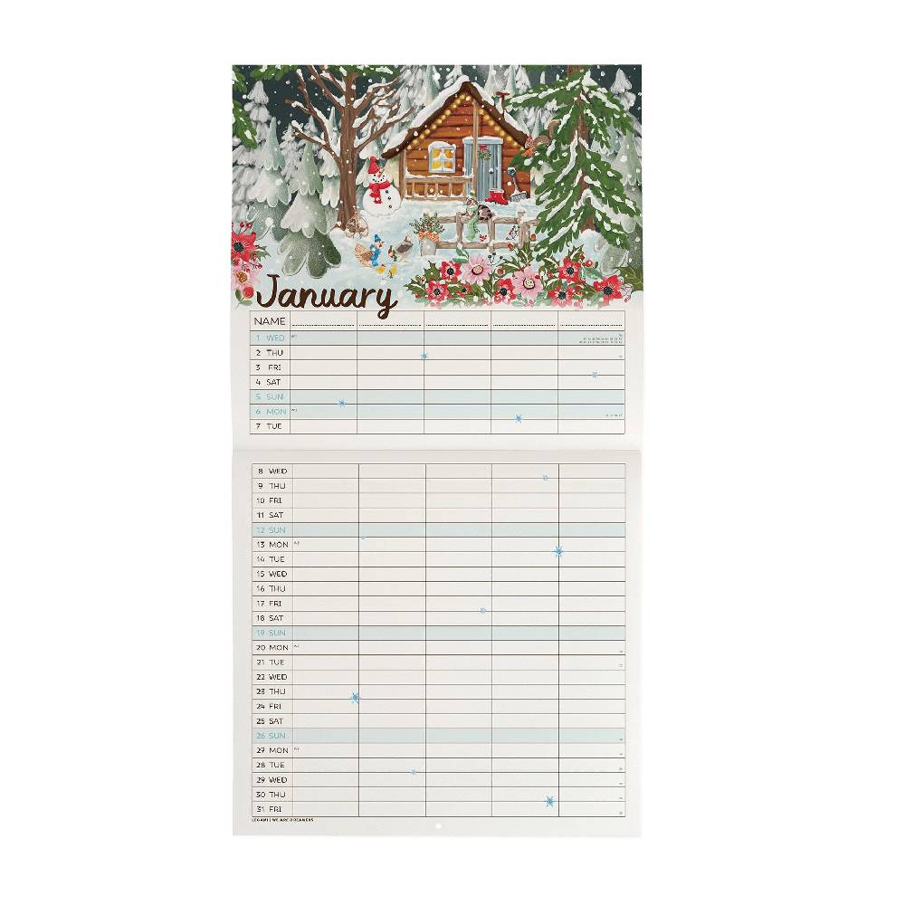 Legami Calendario da Parete 2025 - 30 x 29 cm Convenienza