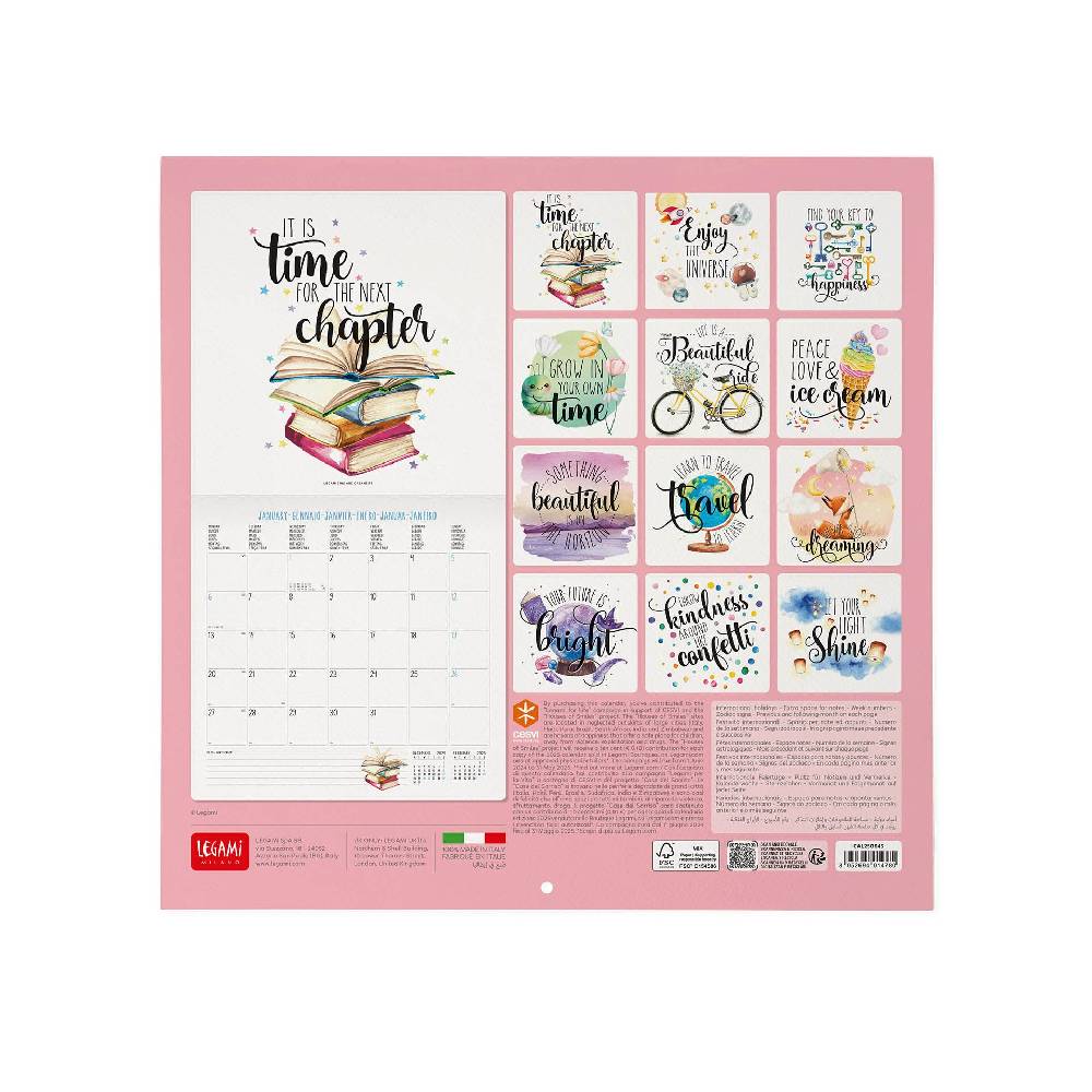 Legami Calendario da Parete 2025 - 30 x 29 cm Economico