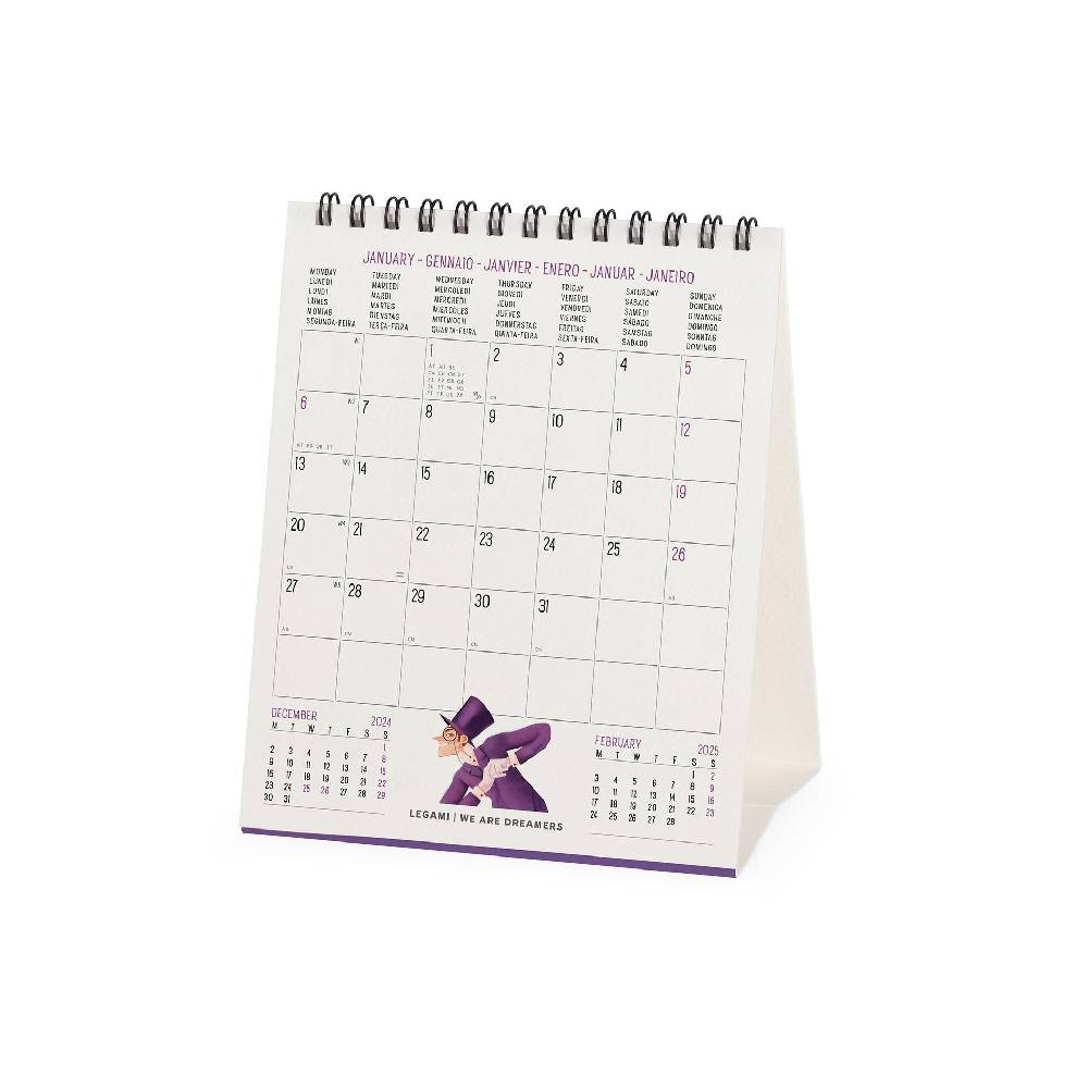 Legami Calendario da Tavolo 2025 - 12 x 14,5 cm Vendite Flash