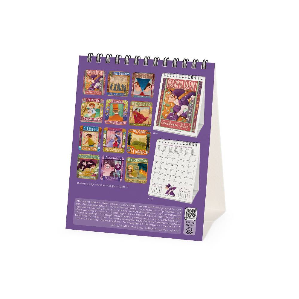 Legami Calendario da Tavolo 2025 - 12 x 14,5 cm Vendite Flash