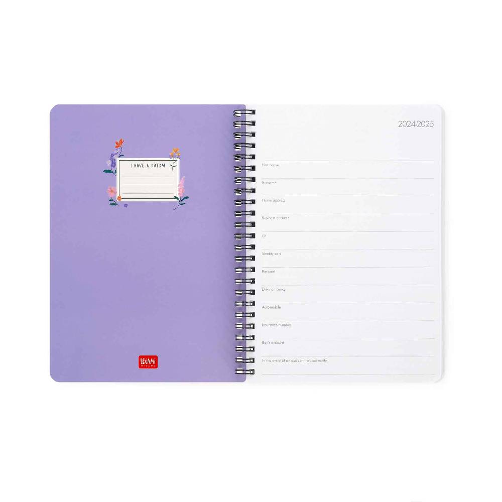 Legami Agenda 12 Mesi Settimanale - Large - Spiralata - 2025 2025