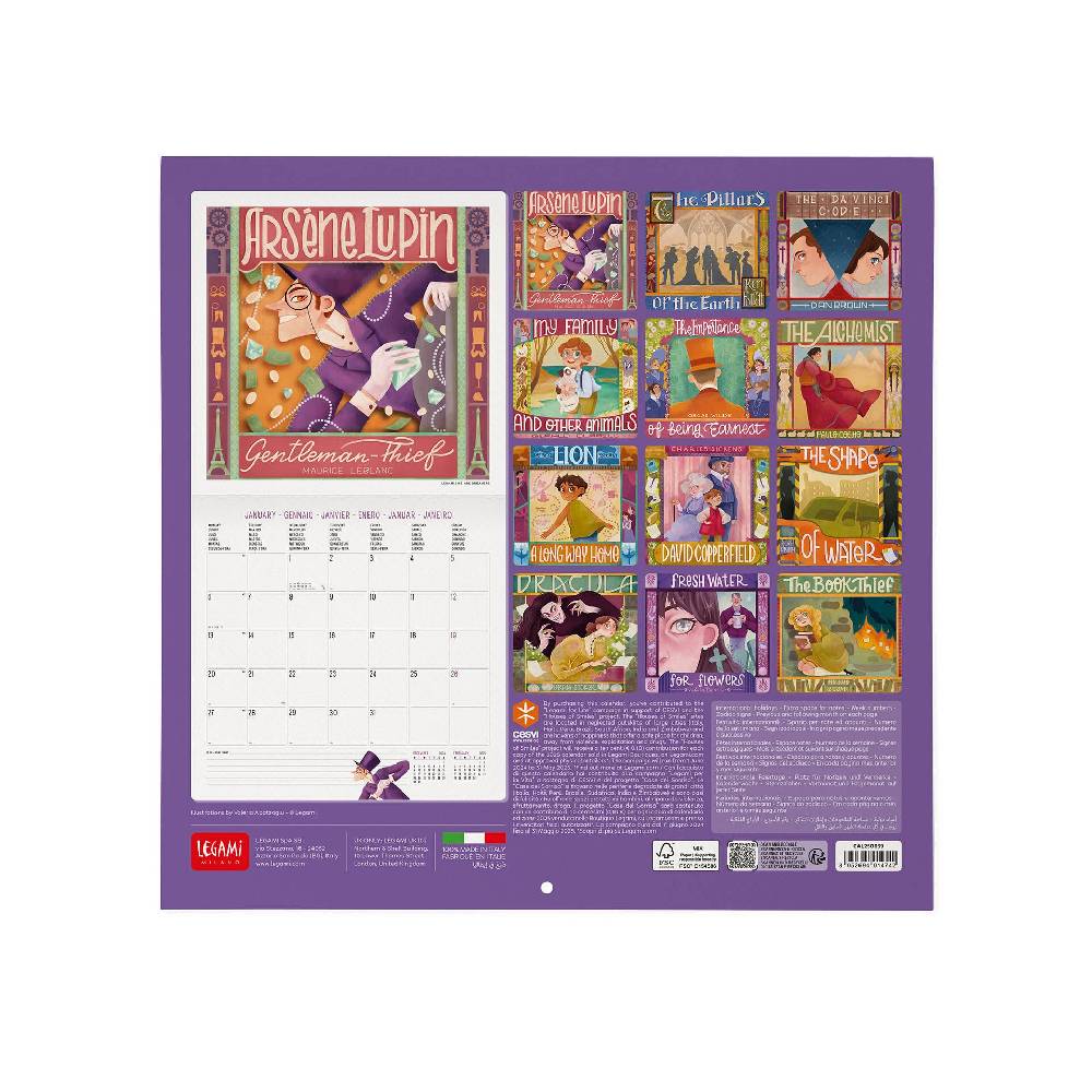 Legami Calendario da Parete 2025 - 30 x 29 cm In Linea