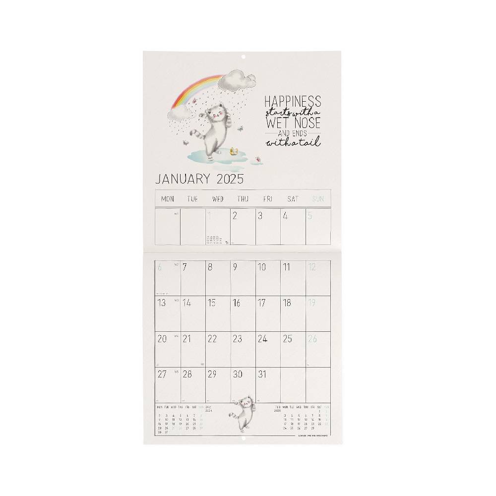 Legami Calendario da Parete 2025 - 18 x 18 cm Qualità