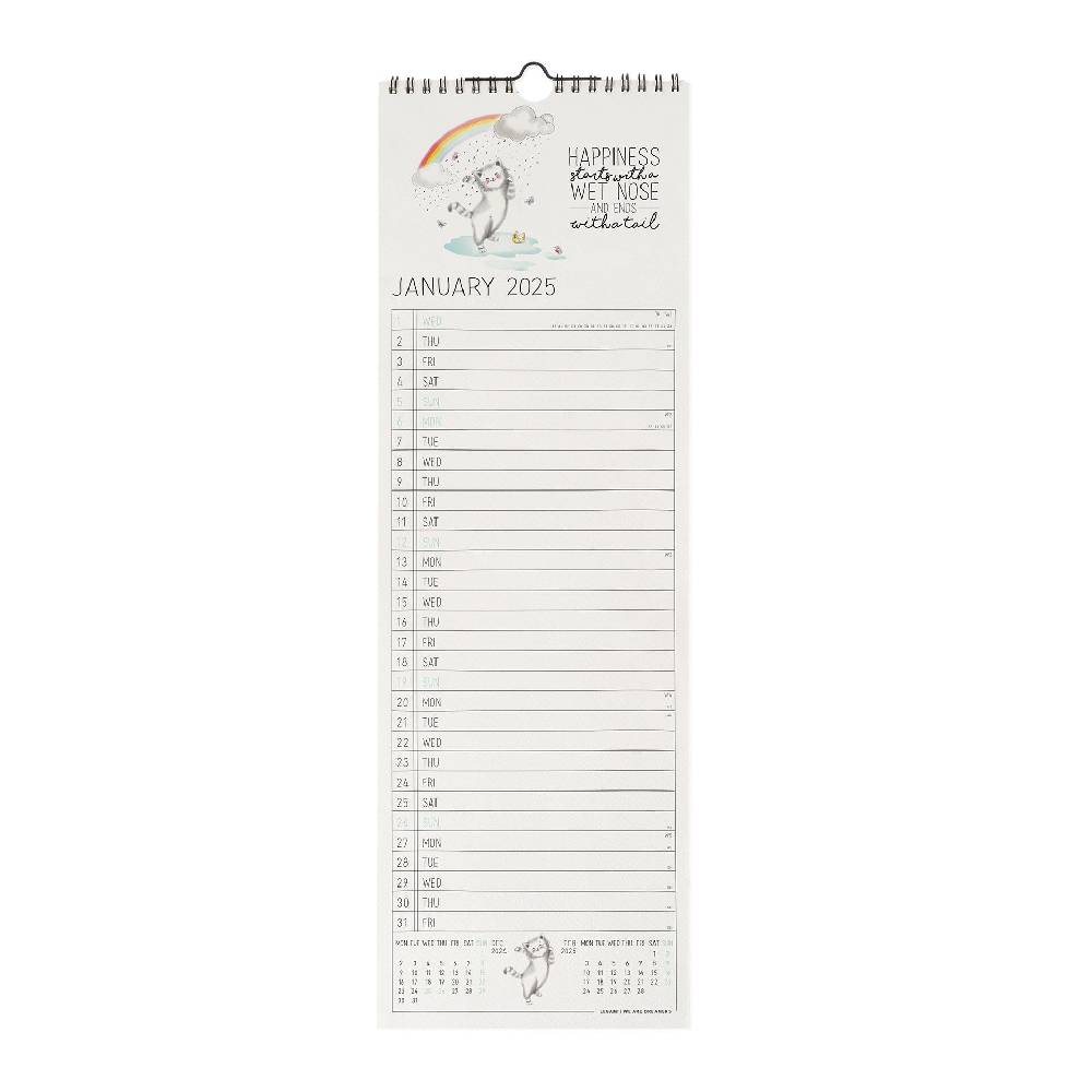 Legami Calendario da Parete 2025 - 16 x 49 cm Pezzi Unici