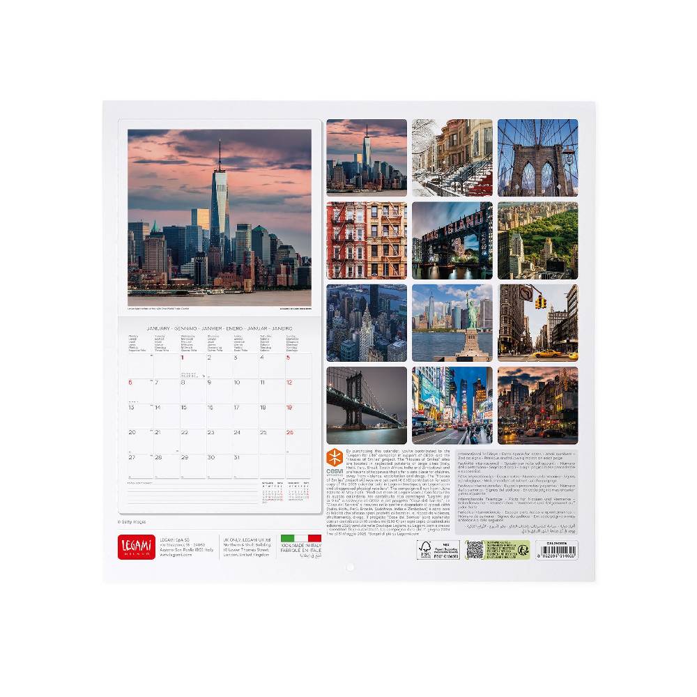 Legami Calendario da Parete 2025 - 30 x 29 cm Negozi Online