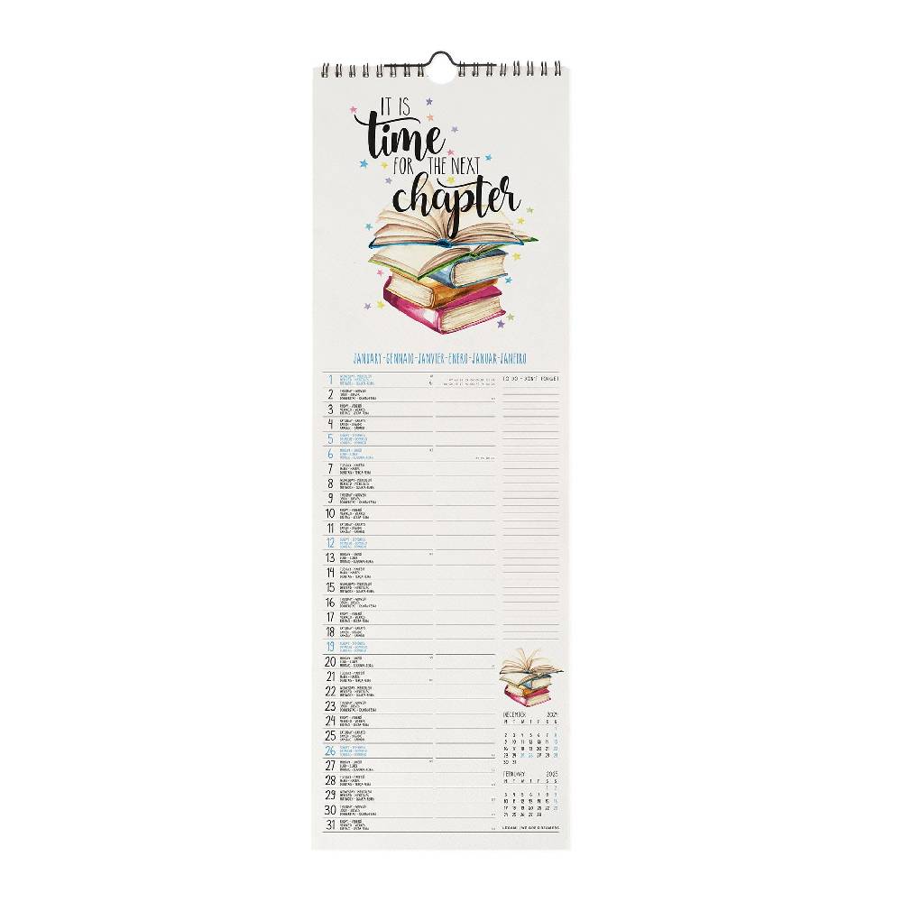Legami Calendario da Parete 2025 - 16 x 49 cm Consegna Veloce