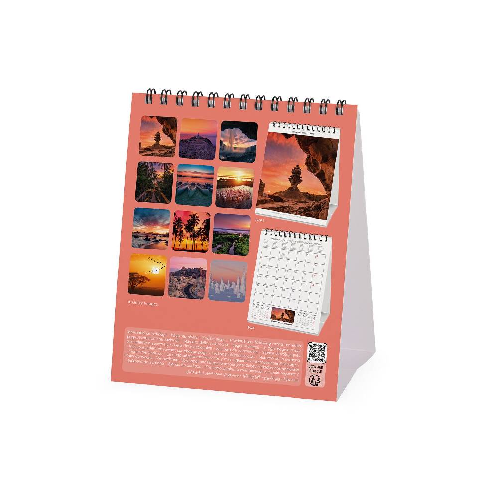 Legami Calendario da Tavolo 2025 - 12 x 14,5 cm Fino Al -60%