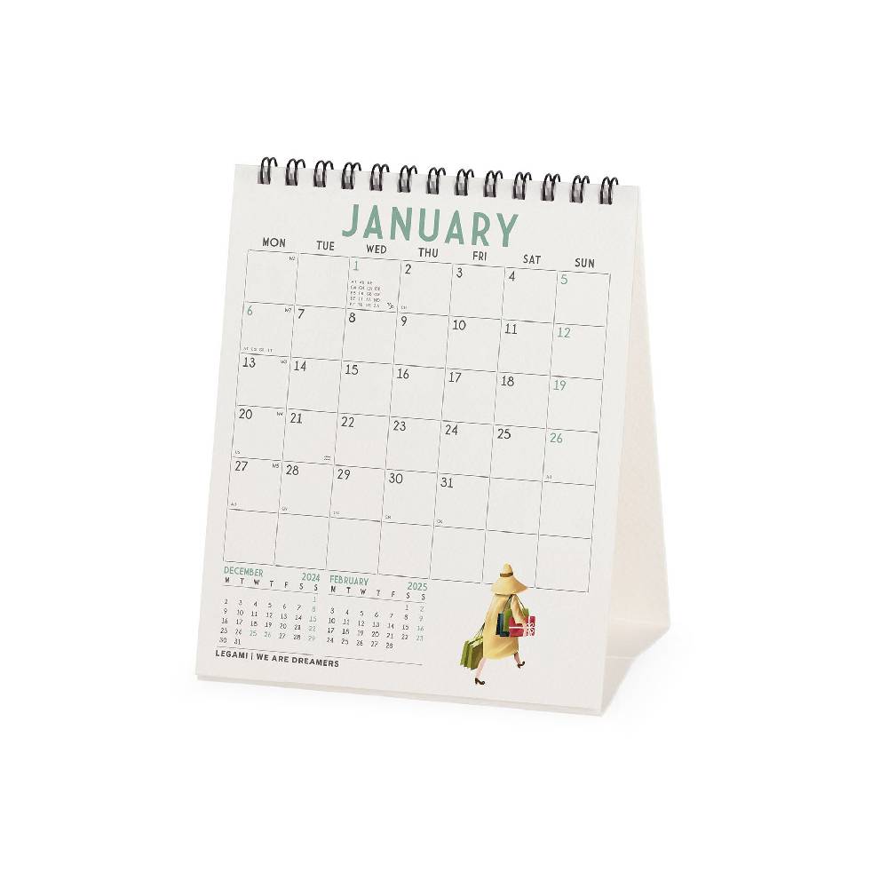 Legami Calendario da Tavolo 2025 - 12 x 14,5 cm Shopping Online