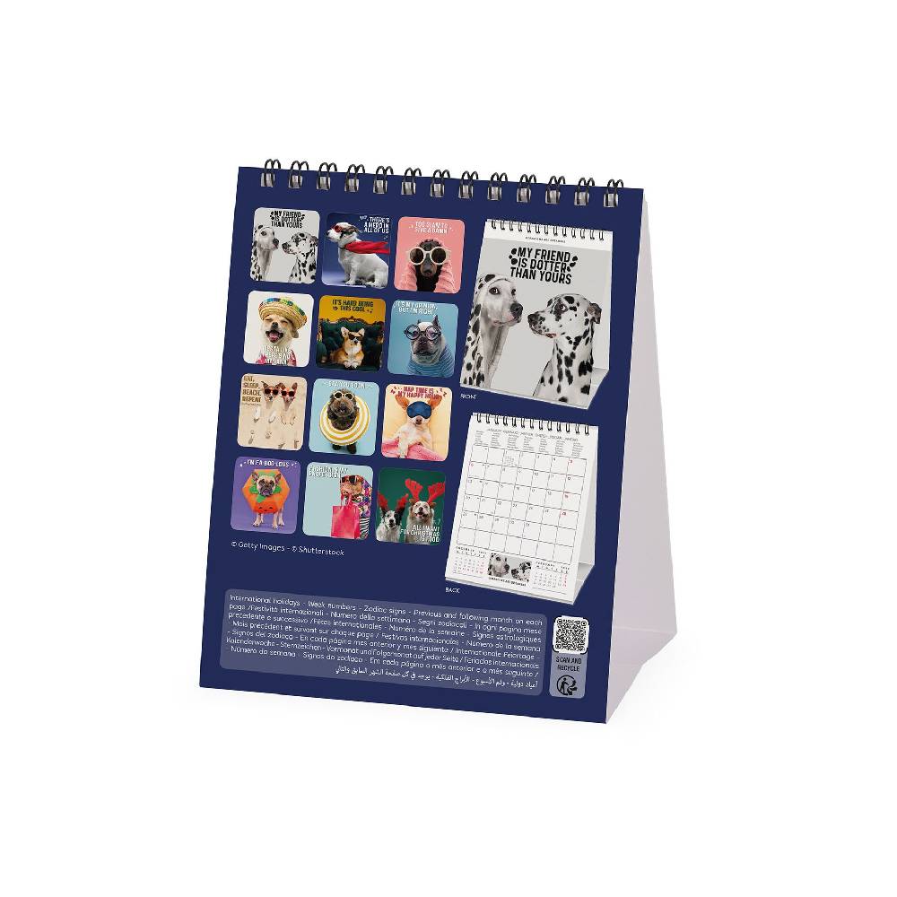 Legami Calendario da Tavolo 2025 - 12 x 14,5 cm Affare Del Giorno