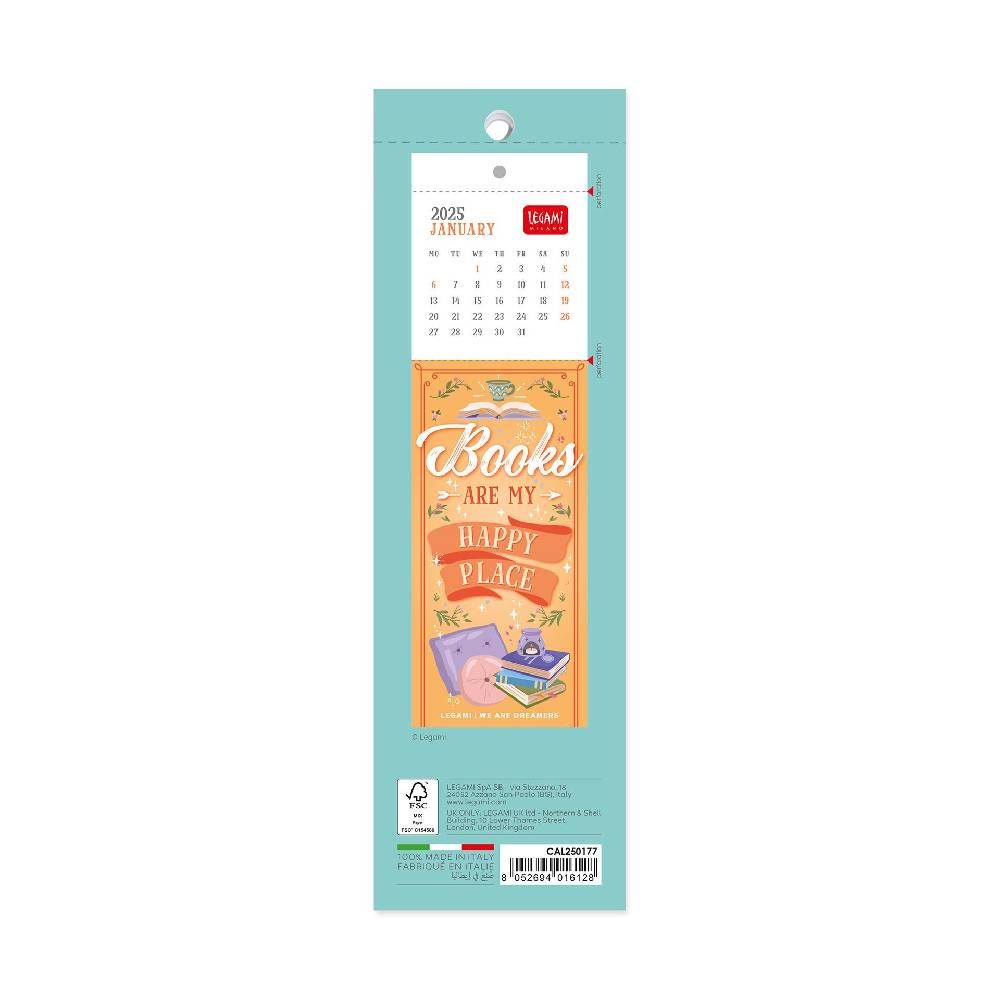 Legami Calendario Segnalibro 2025 - 5,5 x 18 cm Offerta