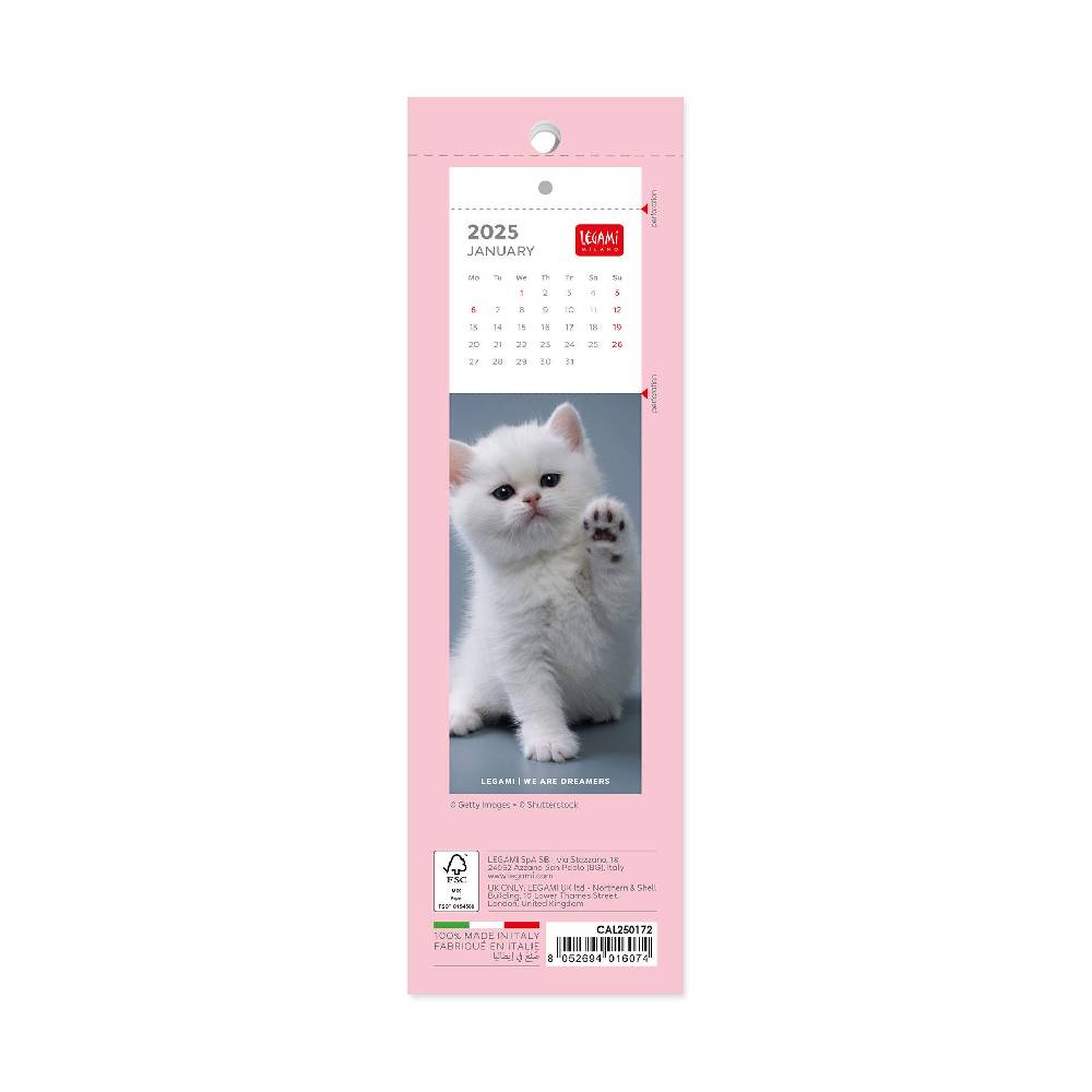 Legami Calendario Segnalibro 2025 - 5,5 x 18 cm Outlet