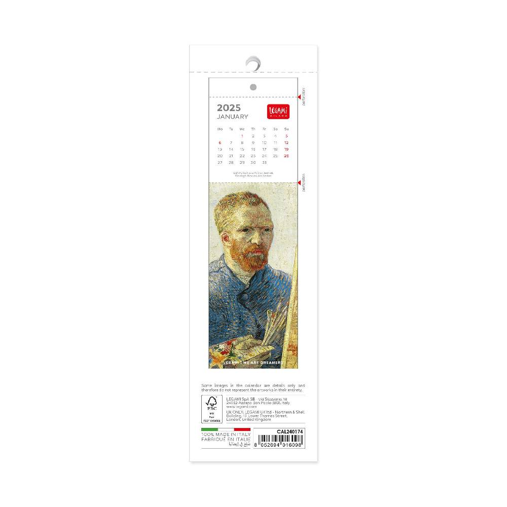 Legami Calendario Segnalibro 2025 - 5,5 x 18 cm Hotsell