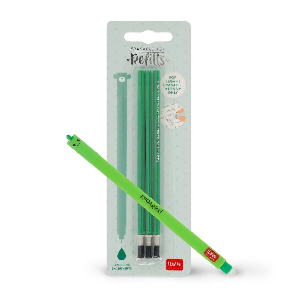 Legami Set Penna Cancellabile Dino con Refill Verde Offerta