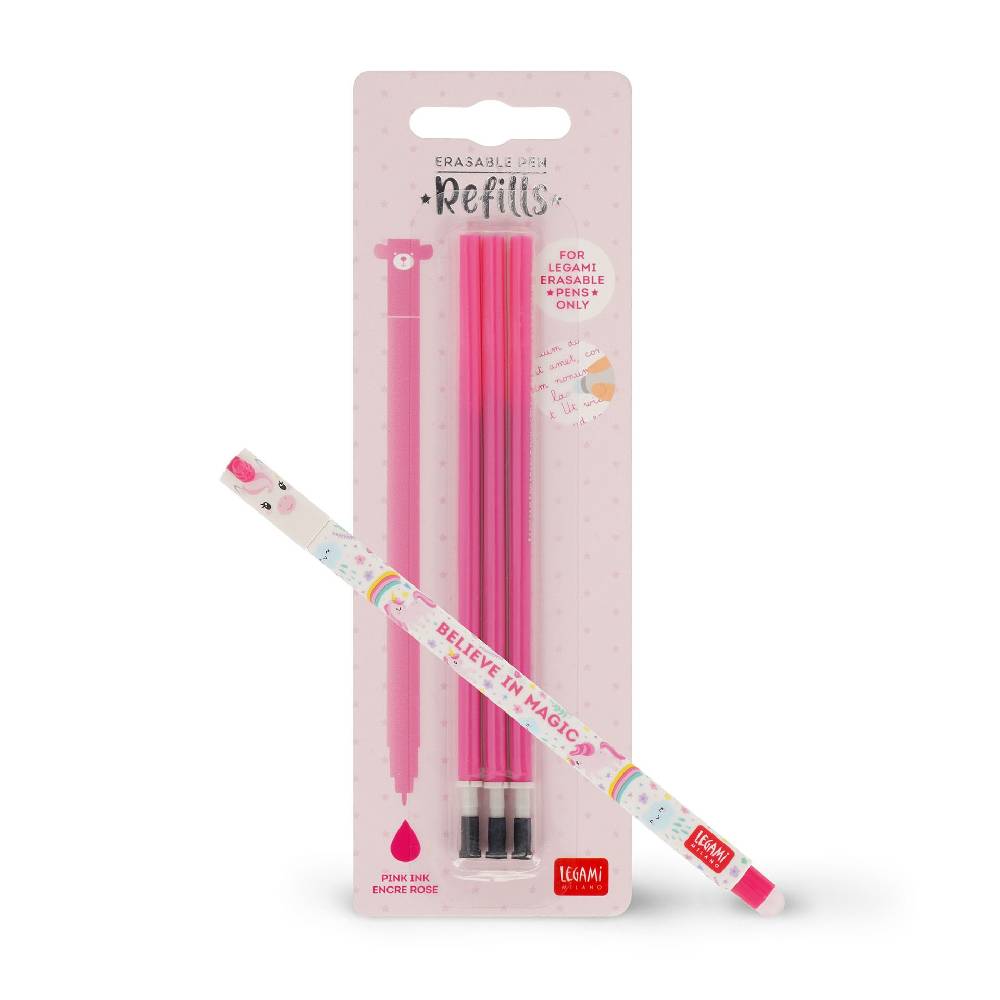 Legami Set Penna Cancellabile Unicorn con Refill Rosa Economico