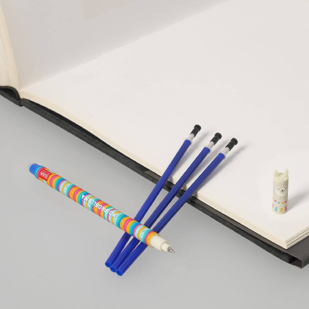Legami Set Penna Cancellabile Llama con Refill Blu Online