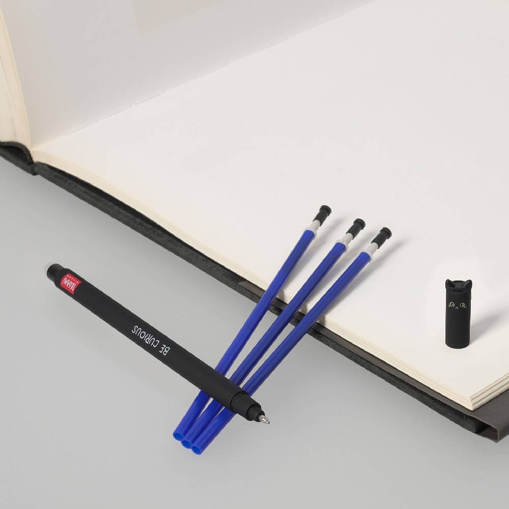 Legami Set Penna Cancellabile Kitty con Refill Blu In Vendita