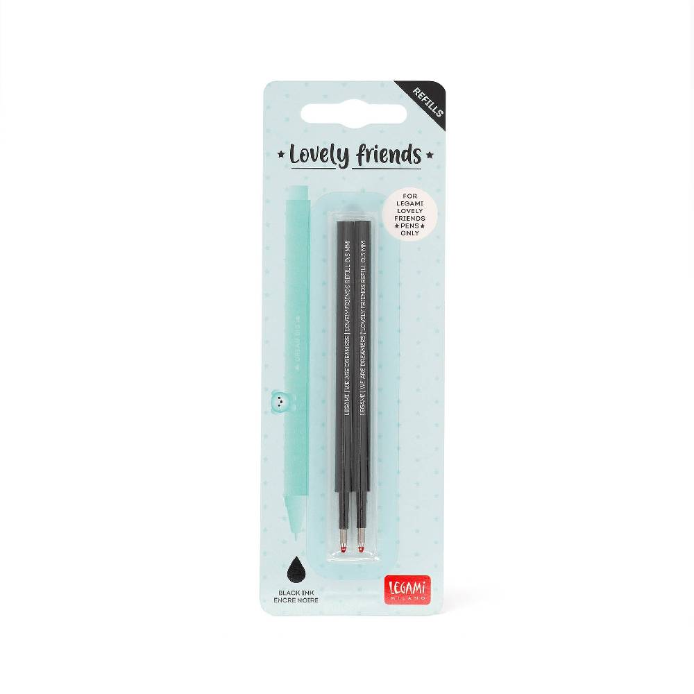Legami Set di 2 Refill per Penna Gel - Lovely Friends Saldi Di Fabbrica