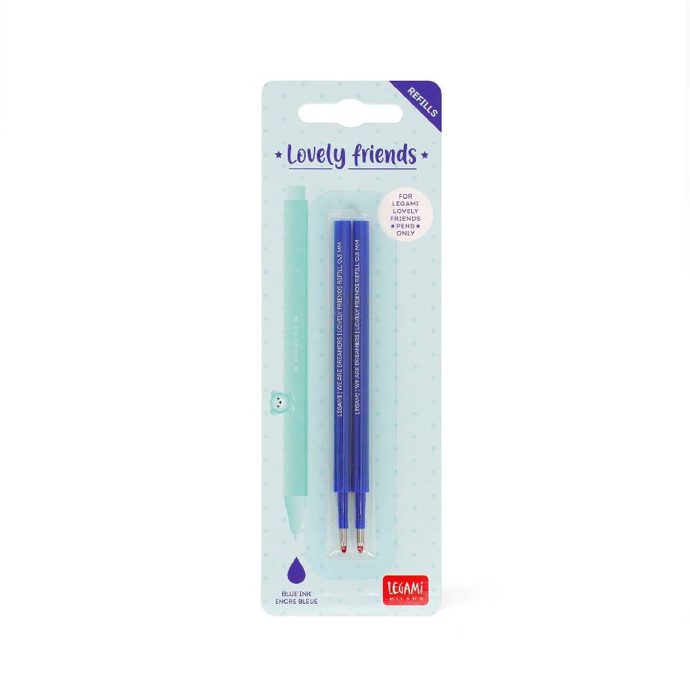 Legami Set di 2 Refill per Penna Gel - Lovely Friends I Più Venduti
