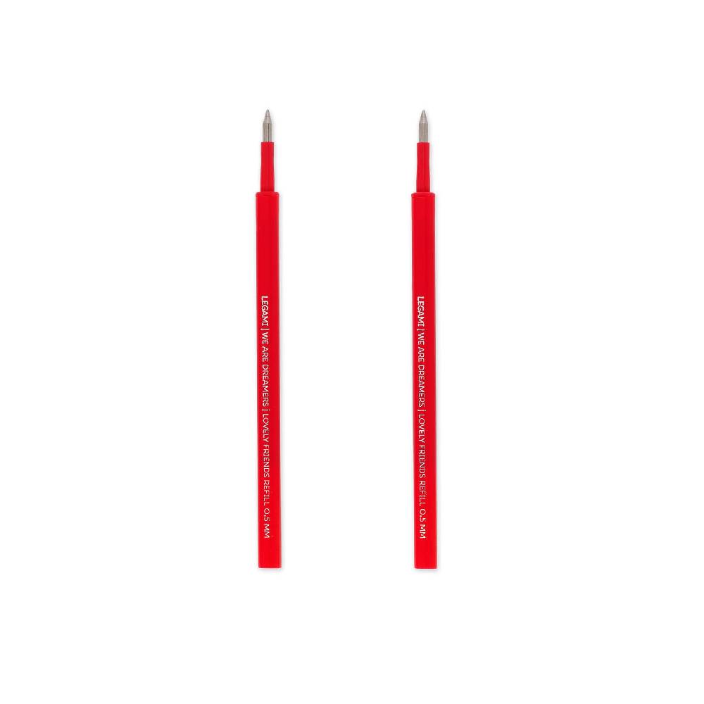 Legami Set di 2 Refill per Penna Gel - Lovely Friends