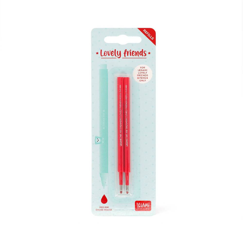 Legami Set di 2 Refill per Penna Gel - Lovely Friends Vendite Flash