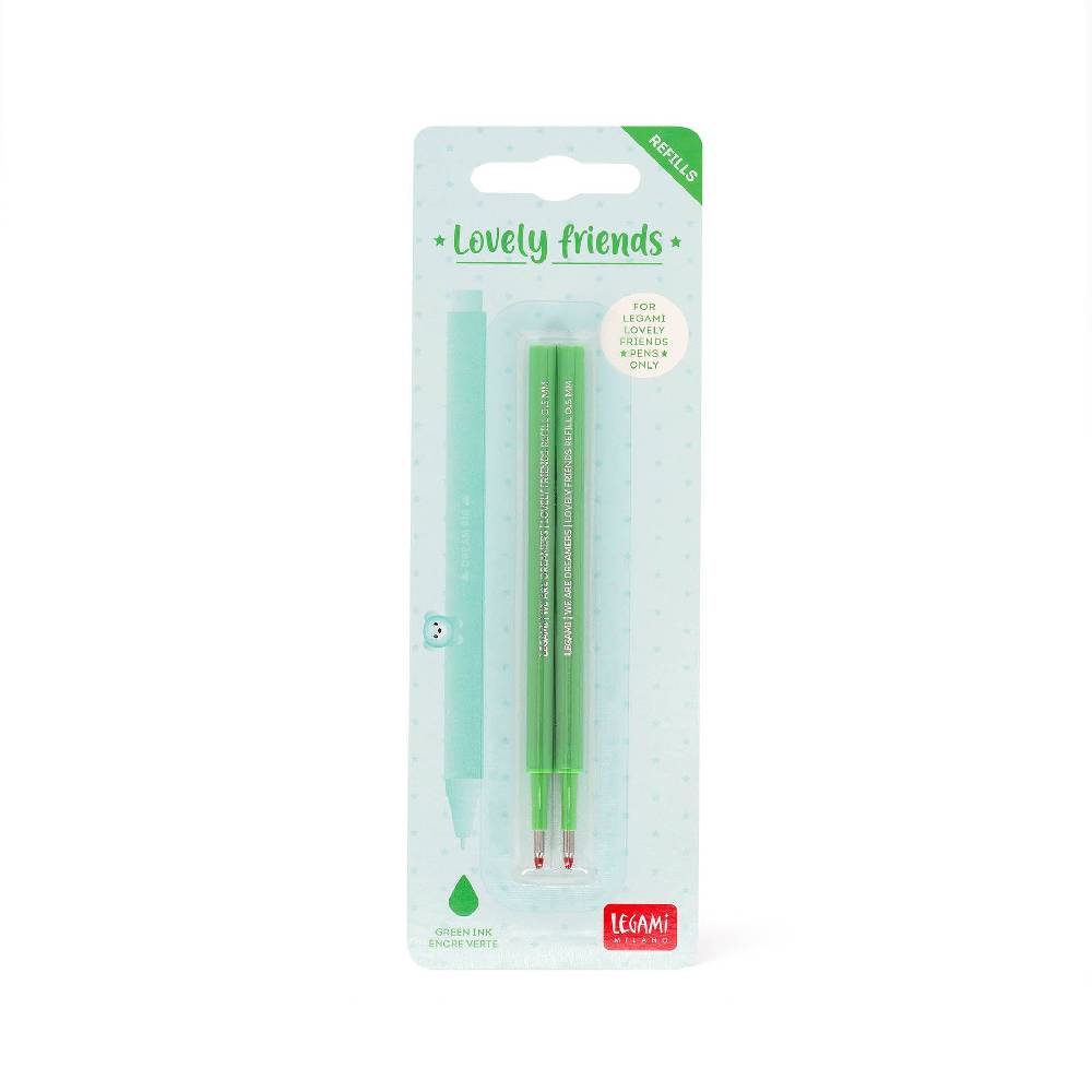 Legami Set di 2 Refill per Penna Gel - Lovely Friends Negozio