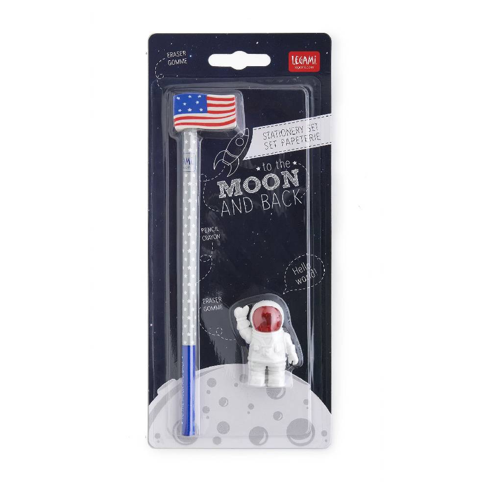 Legami Set di 2 Gomme e 1 Matita - To The Moon And Back Negozio online di fabbrica