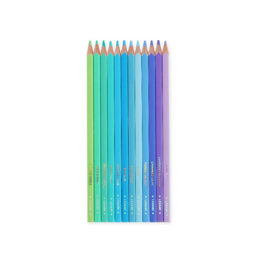 Legami Set di 12 Matite Colorate - Live Colorfully