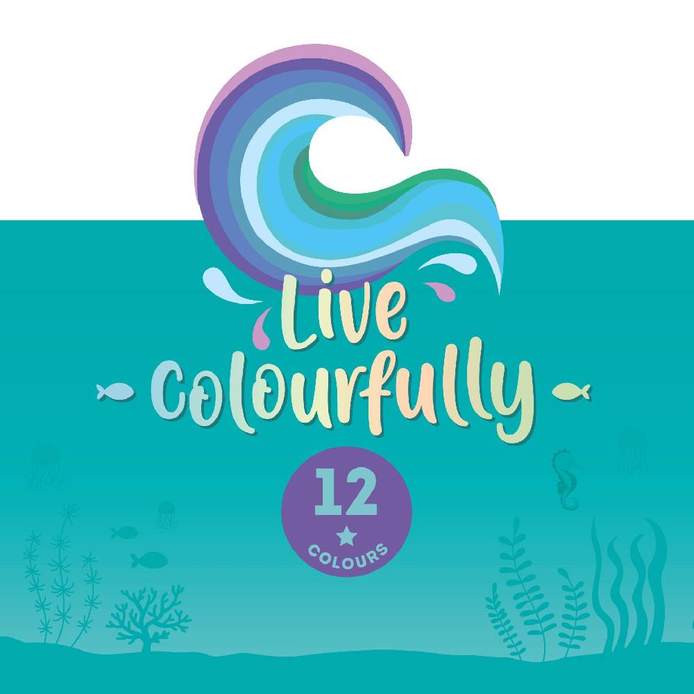 Legami Set di 12 Matite Colorate - Live Colorfully Grande vendita