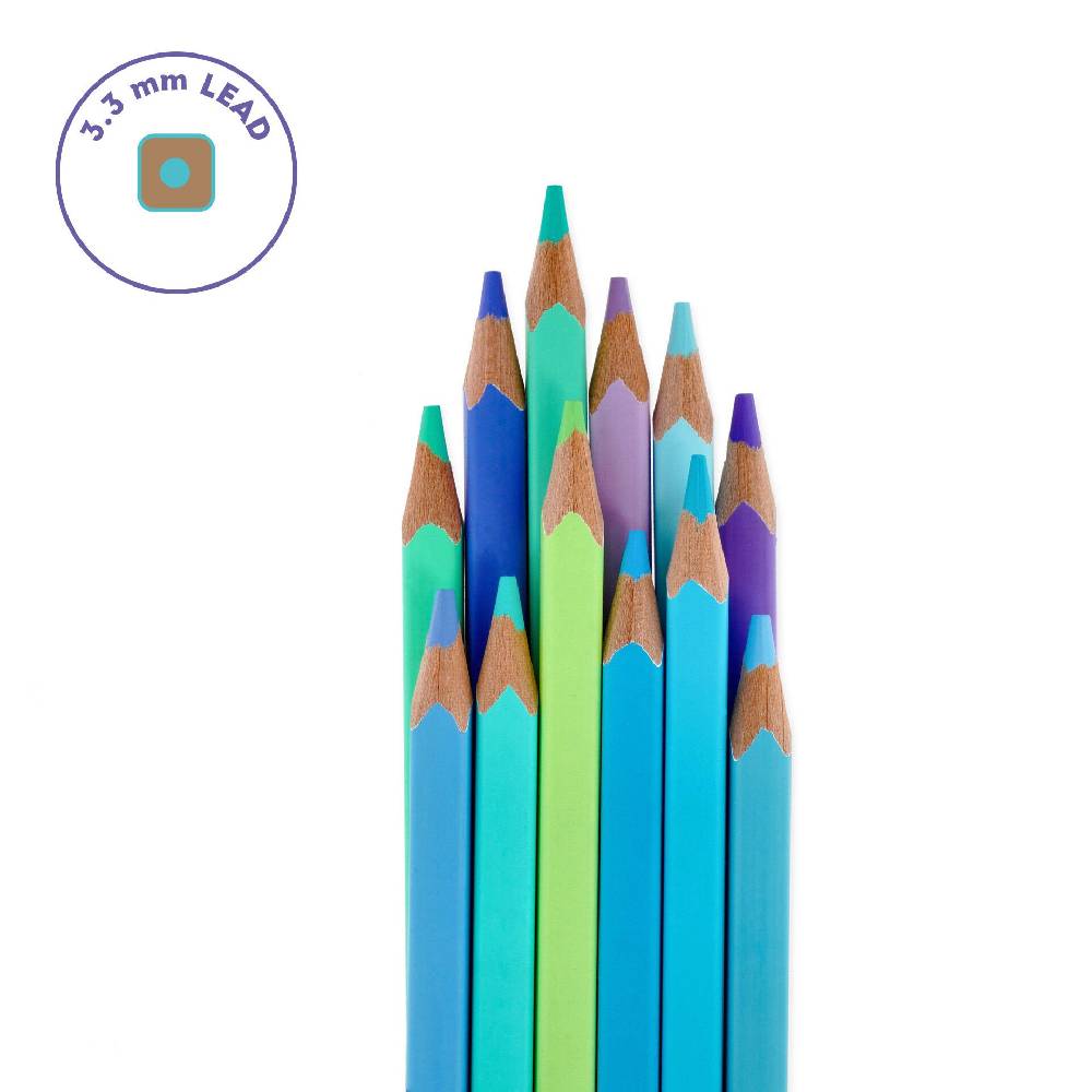 Legami Set di 12 Matite Colorate - Live Colorfully Grande vendita