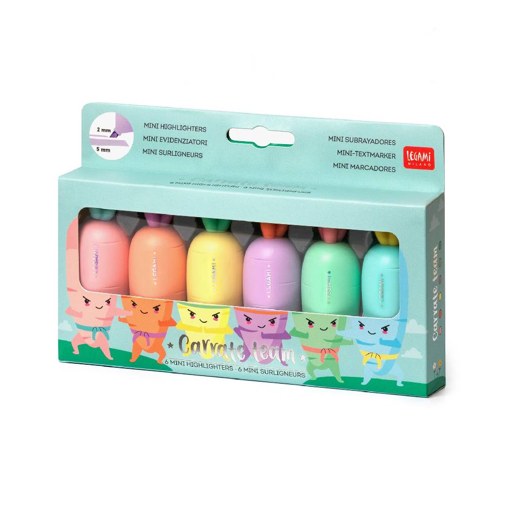 Legami Set di 6 Mini Evidenziatori - Carrate Team Offerta migliore