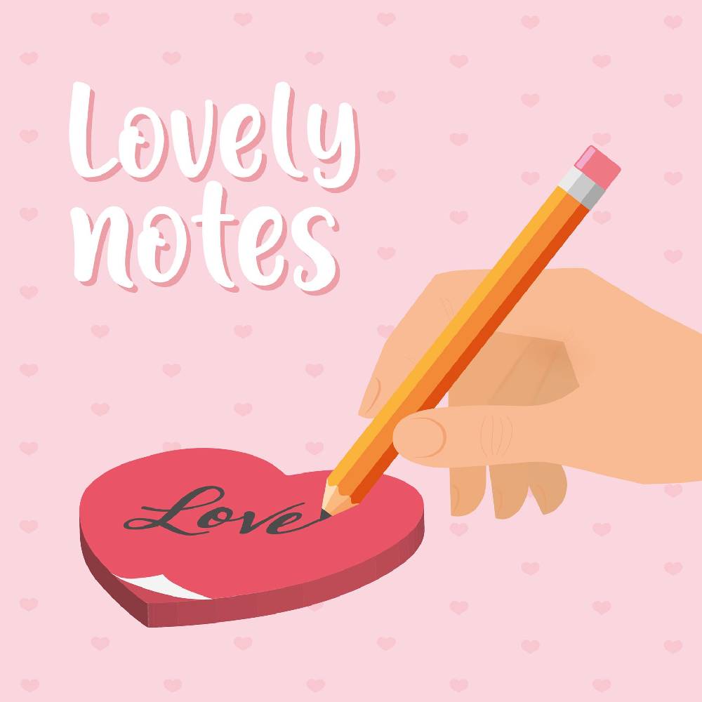 Legami Blocchetto Note Adesivo - Lovely Notes 2025