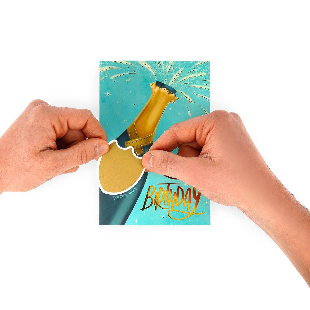 Legami Biglietto di Auguri Gratta e Scopri - Bottle Grande vendita