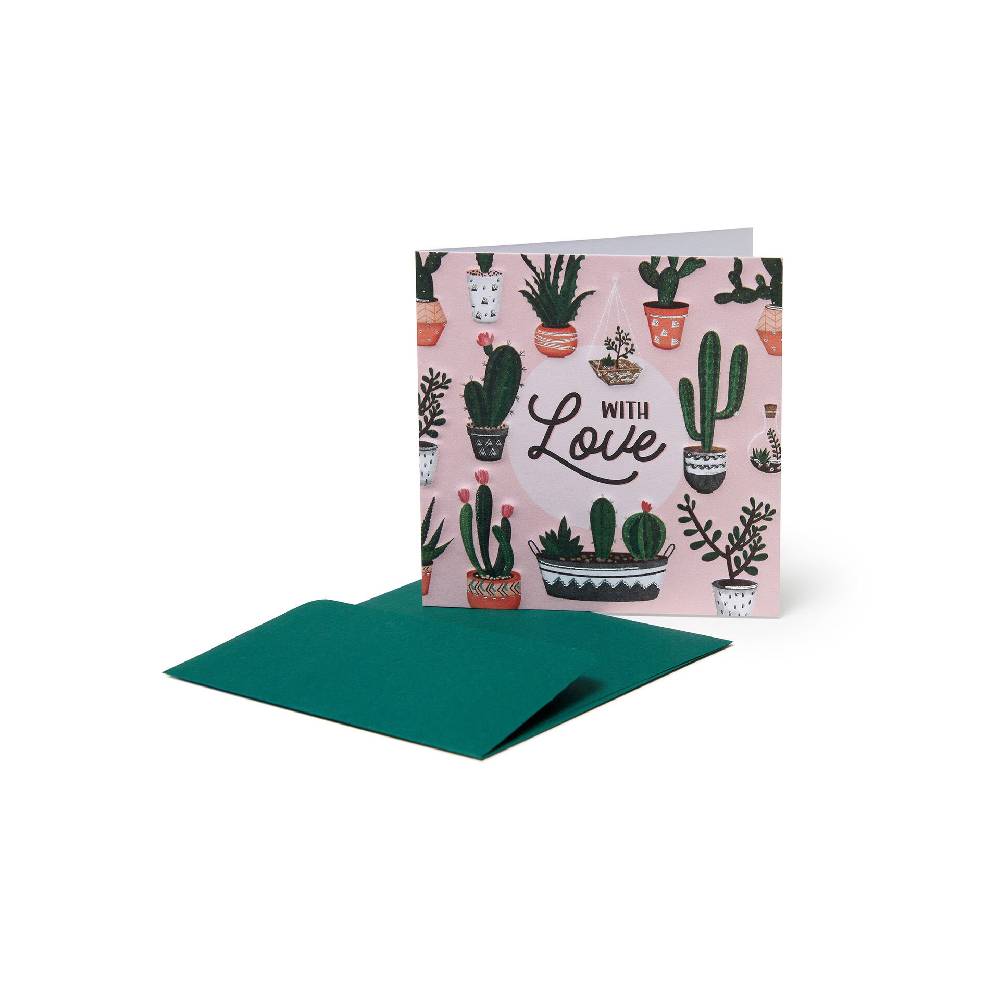 Legami Mini Biglietto d'Auguri - Cactus Love Only for today