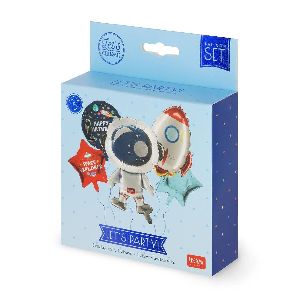 Legami Set di 5 Palloncini per Festa di Compleanno - Let's Party 50% di sconto per tempo limitato